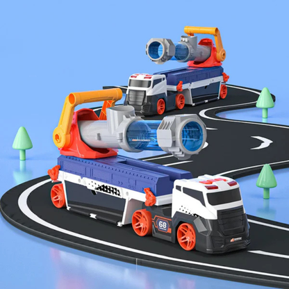 Legierungstruck mit Mini-Auto & Ball-Abschussvorrichtung