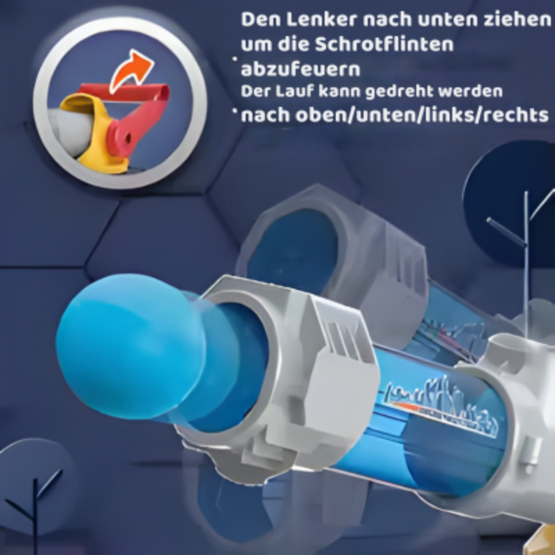 Legierungstruck mit Mini-Auto & Ball-Abschussvorrichtung