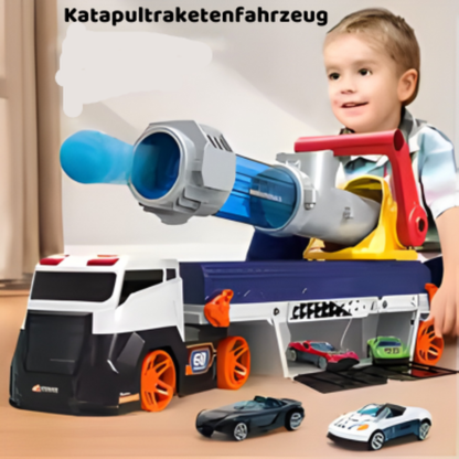 Legierungstruck mit Mini-Auto & Ball-Abschussvorrichtung