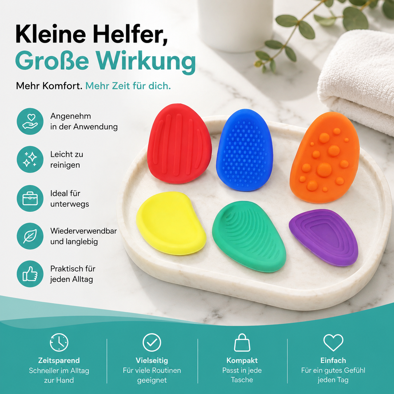 Fidget Stones aus Silikon – Für Entspannung, Konzentration & Feinmotorik