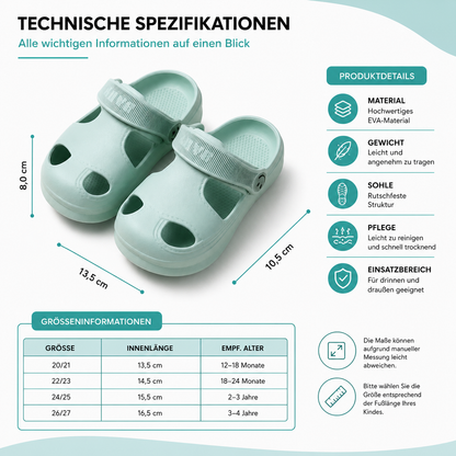 Rutschfeste Baby Beach Sandalen – Leicht, Sicher & Atmungsaktiv