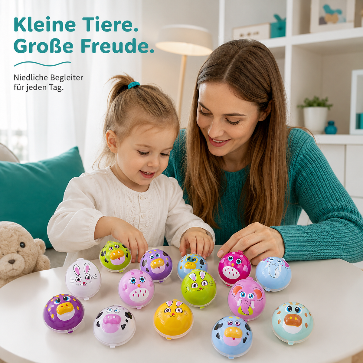 Mini Tier-Autos zum Zurückziehen – Spielspaß für Kinder & Parteien