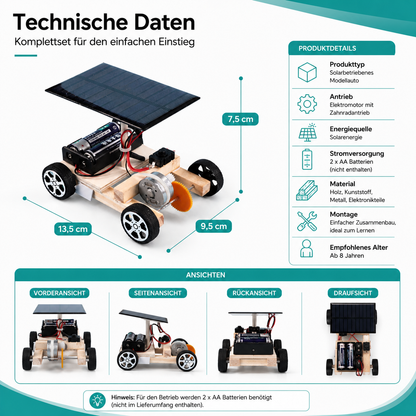 Nachhaltiges Solarauto – Spielerisch Technik lernen