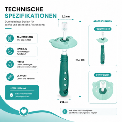 360° Ultraweich Baby Zahnbürste – Sanfte Zahnreinigung