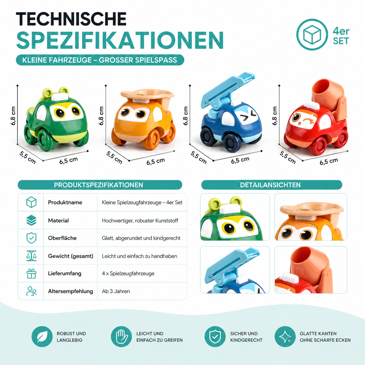 Schlau Maschinenbau Auto – Lernen, Spielen & Staunen