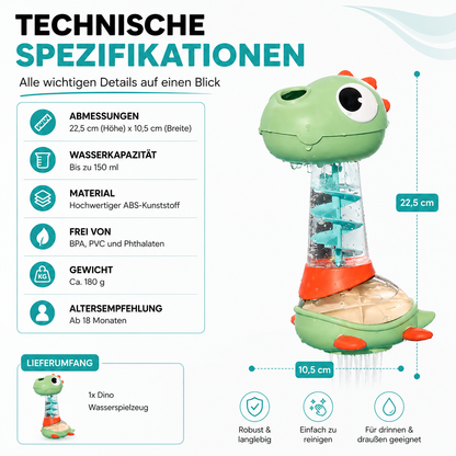 Dino Wasser Spielzeug – Dreht, Spritzt & Begeistert Kinder im Bad