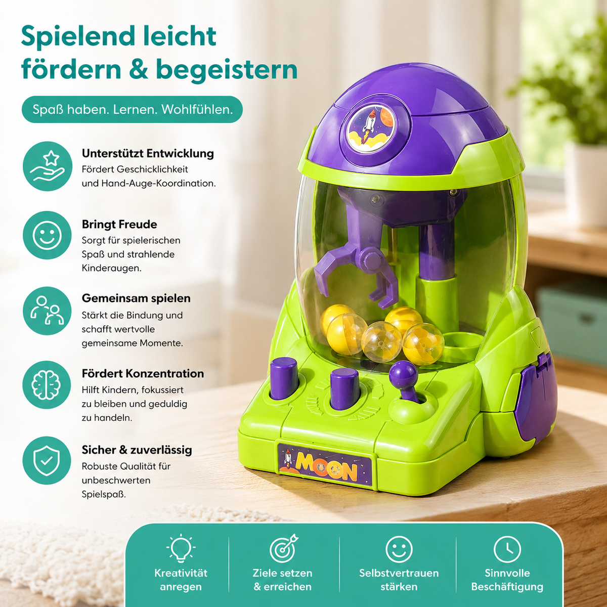Mini-Greifautomat – Spielspaß wie auf dem Jahrmarkt