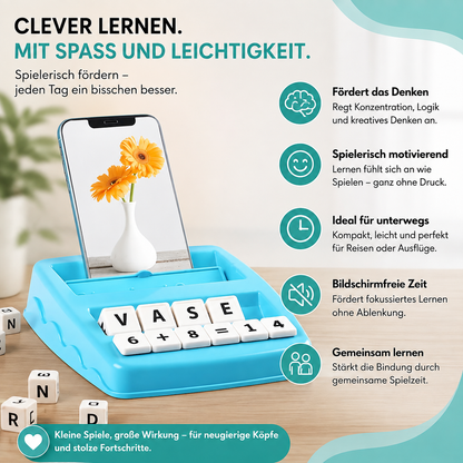 2-in-1 Vorschul-Lernspiel – Buchstaben, Wörter & Zahlen spielerisch lernen