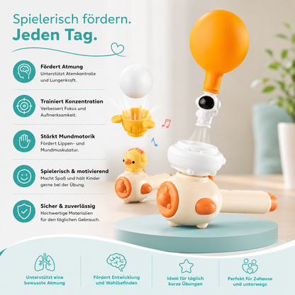 Montessori Atemspielzeug – Spielerisch Atmen & Lernen