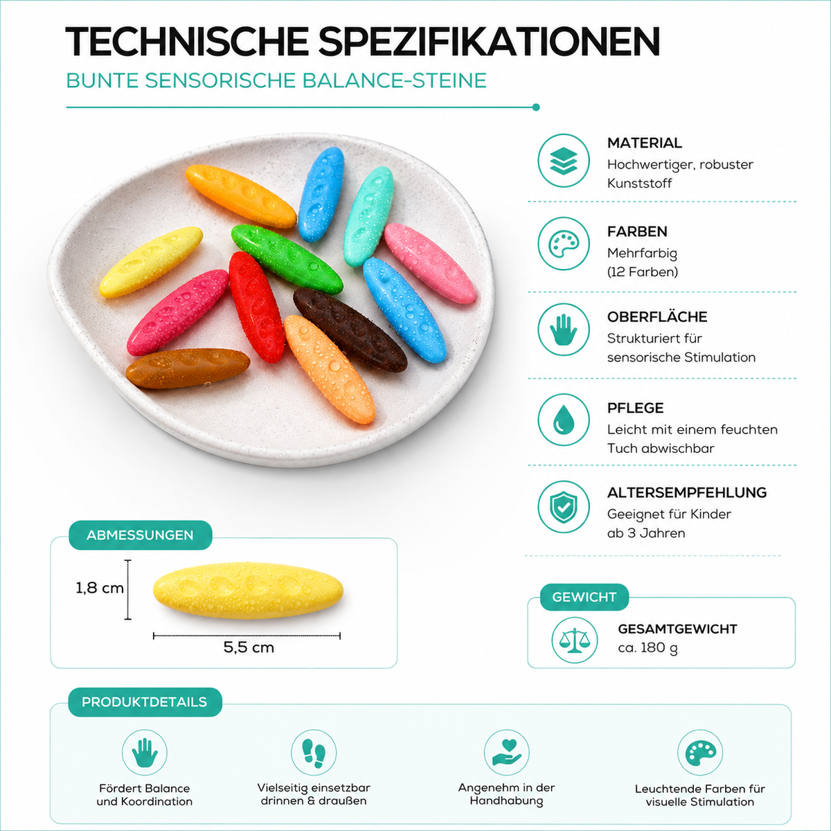 Kinderfreundliche Wachsmalstifte – 36 Farben, abwaschbar & sicher!