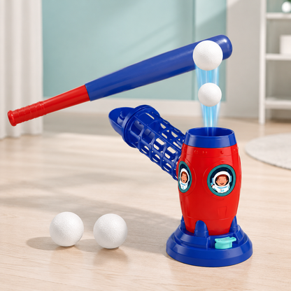 Interaktives Kinder Baseball Trainingsset mit Auto-Launcher