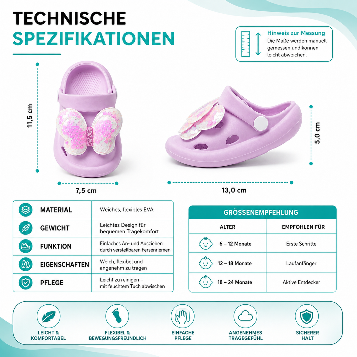 Prinzessinnen-Slipper – Weich, Sicher & Stilvoll!
