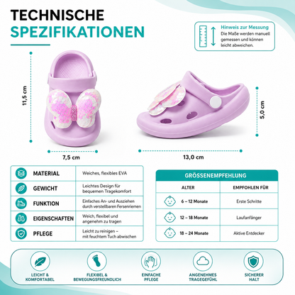 Prinzessinnen-Slipper – Weich, Sicher & Stilvoll!
