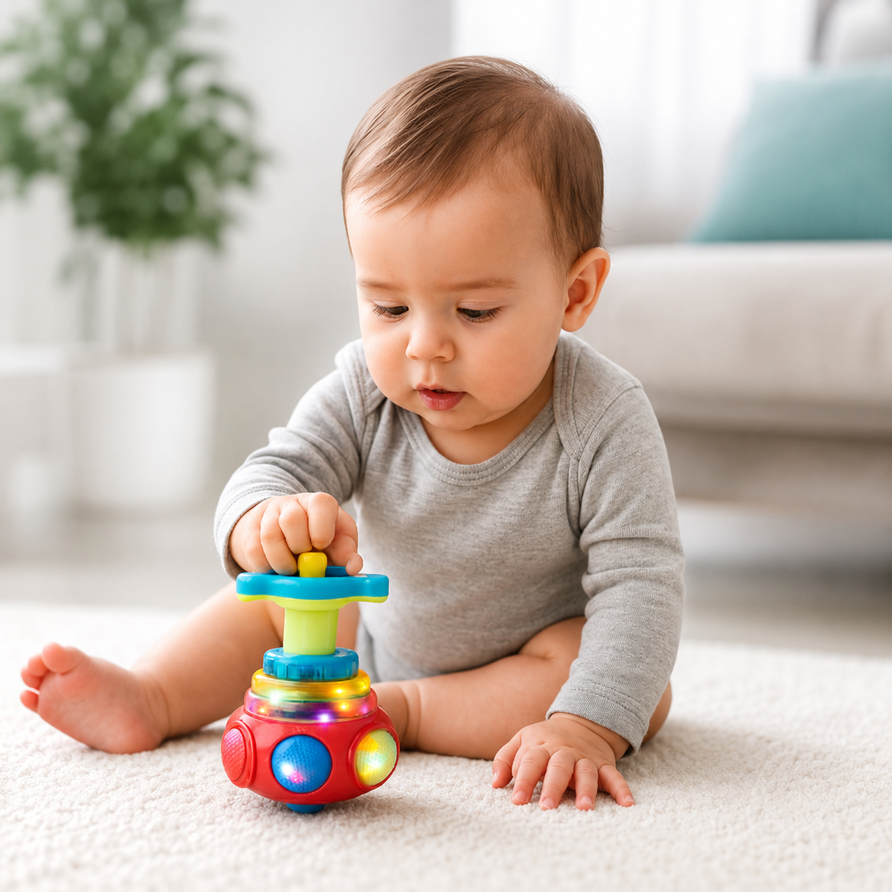 Leuchtendes Gyroskop – Musik, Licht und Aktion für Kinder!