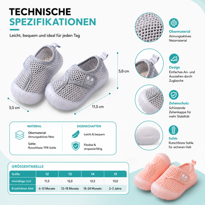 Kinder Sportschuhe – Atmungsaktiv, Rutschfest & Super Bequem
