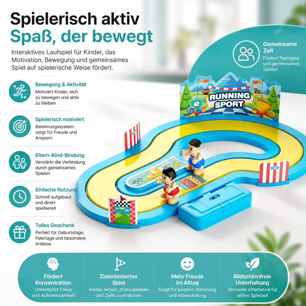 Motion Racing Spiel – Interaktives Rennspiel mit Bewegungssteuerung