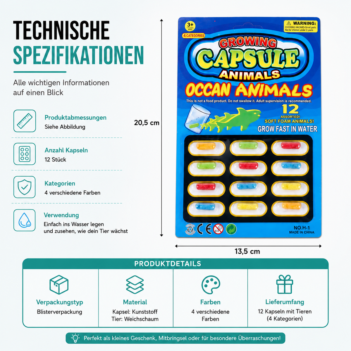 Magische Dino-Kapseln – Entdecke das Wunder im Wasser!