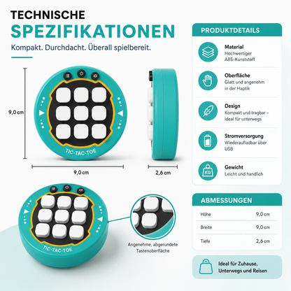 Intelligente Tic-Tac-Toe-Konsole – Spielspaß mit Köpfchen!