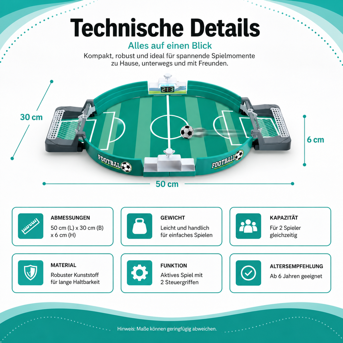 Mini Fußball Tischspiel – Spannung, Spaß & echtes Match-Gefühl