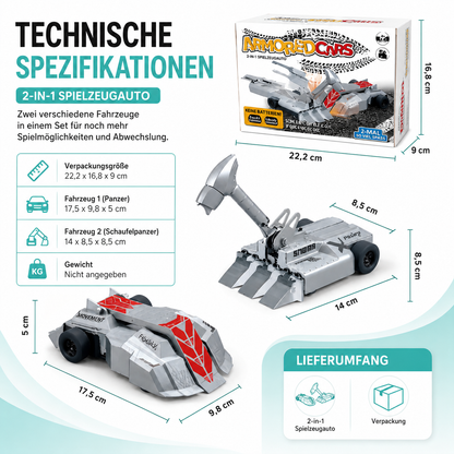 Ferngesteuertes Kampfauto – Doppelte Aktion & Familien-Spielspaß