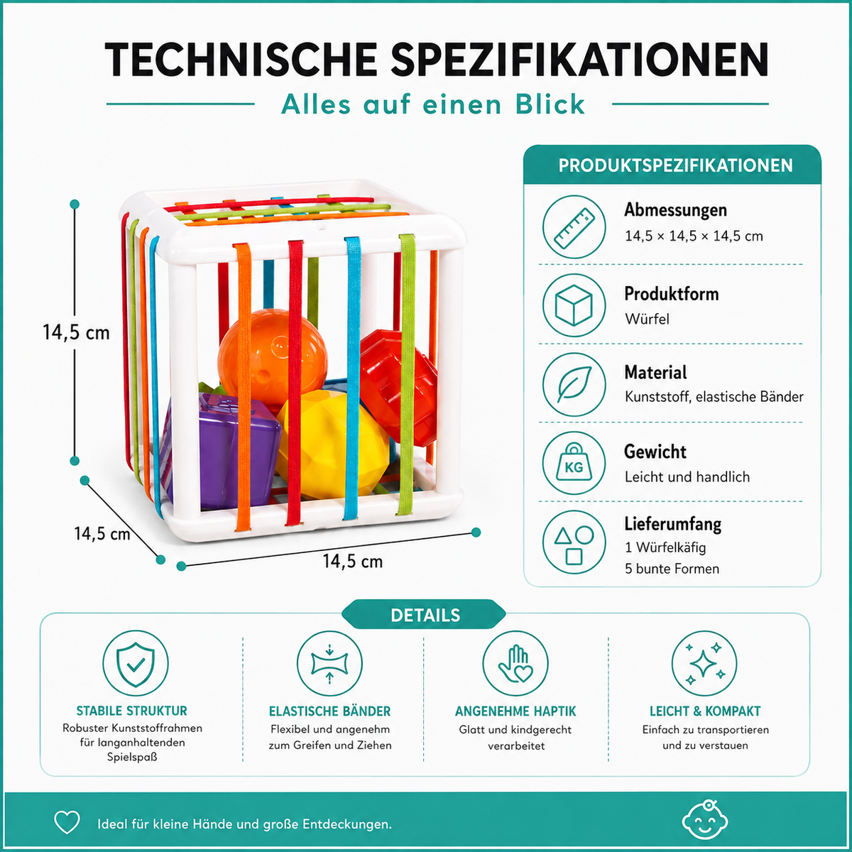 Montessori Regenbogen-Spielzeug