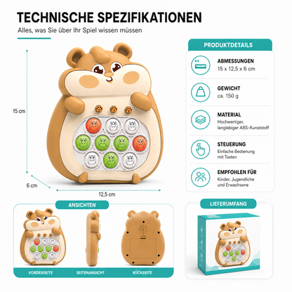 Schnell Drücken Spiel Konsole – 999 Ebene Gehirntraining & Stressabbau