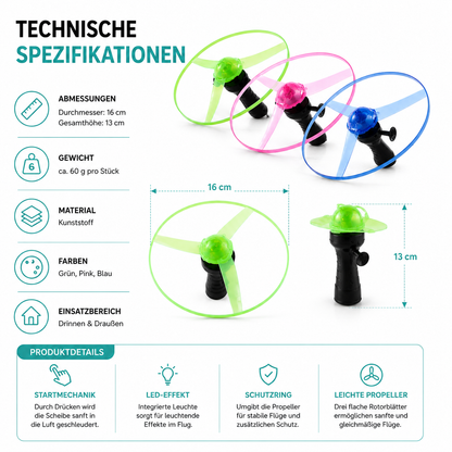 LED Flugscheibe – Lass den Himmel & Kinderaugen leuchten!