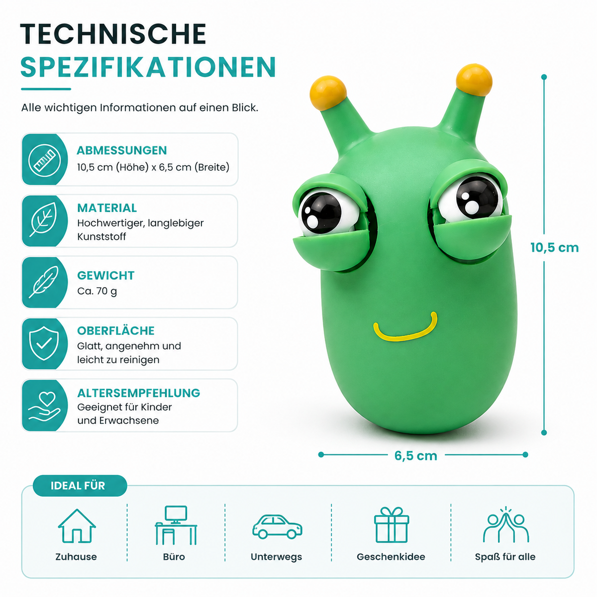 Augenpop-Spielzeug für Kinder & Erwachsene – Lachen garantiert!