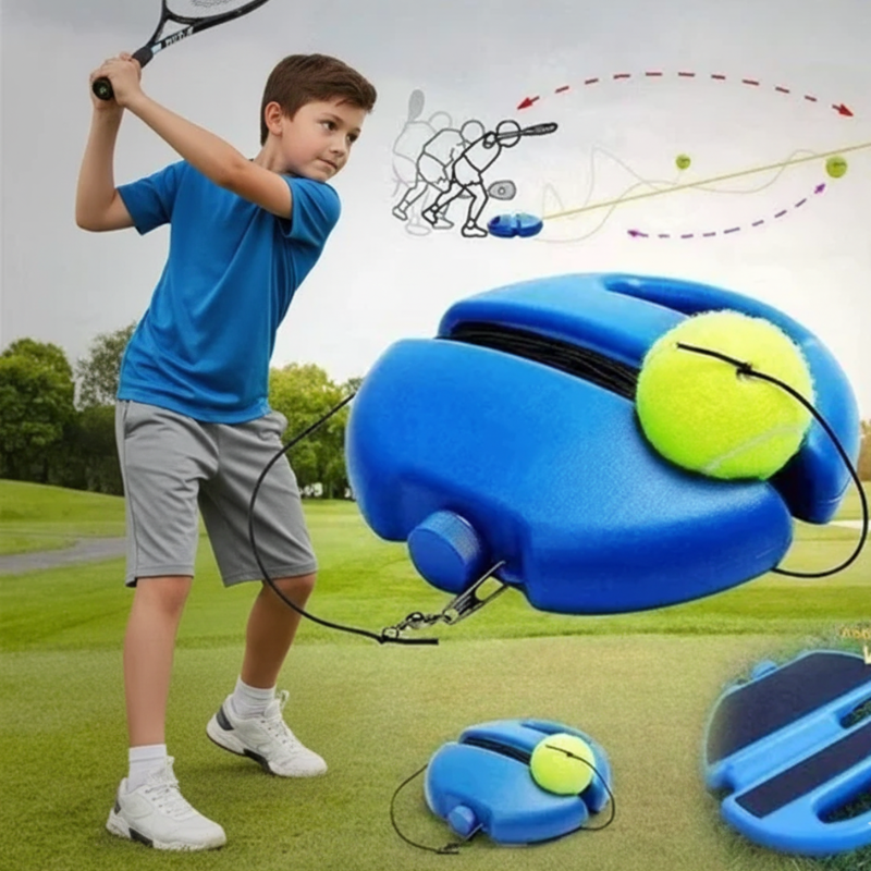 Tennis Trainer mit Rückprall-Seil