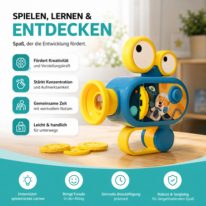 Magischer Tier-Projektor für Kinder – Lernen, Träumen & Entdecken