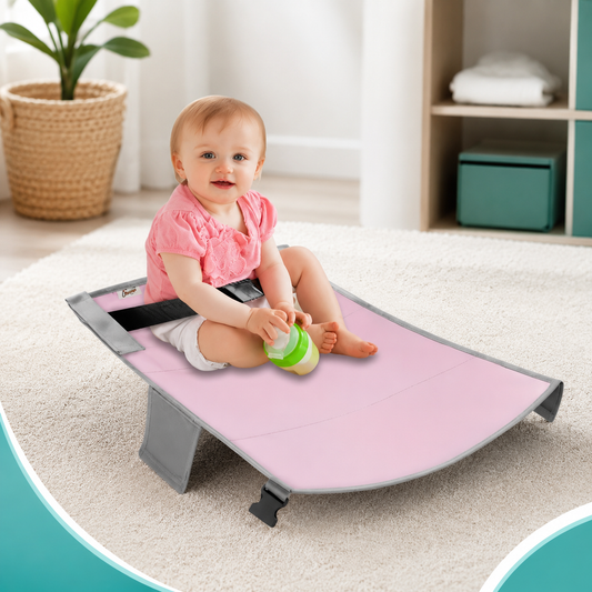 Kinder Flugzeug Fußstütze – Komfortables Reisebett für Flüge Rosa💗