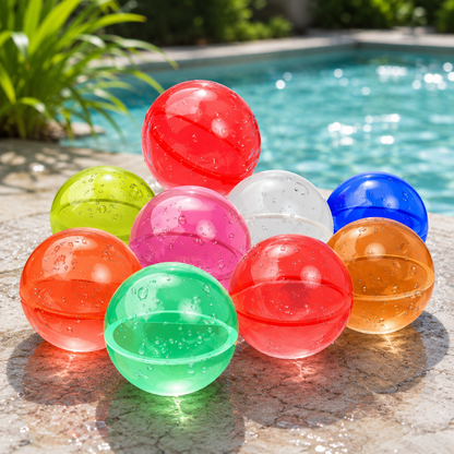 Wiederverwendbare Wasserbomben – Sommer Spaß für Kinder & Erwachsene 30 Stück