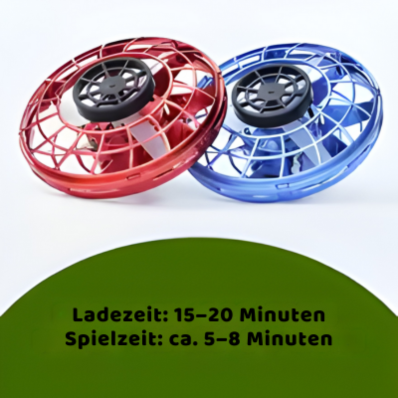 Fliegender LED Kreiselball im UFO-Design