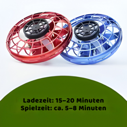 Fliegender LED Kreiselball im UFO-Design