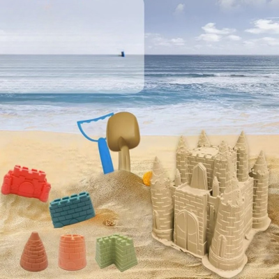 Baby Schloss Strandspielzeug Set – Kreativer Sandburgenbau