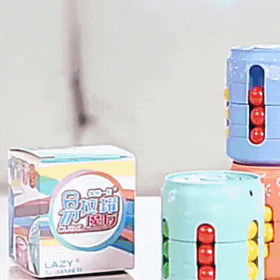 Magisches rotierendes Bohnen-Puzzle-Würfelspiel