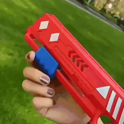 Schaumflugzeug mit Startpistole – Flexibles, sicheres Wurfspielzeug für Kinder