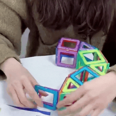 Große Magnet-Bausteine – Fantasievolles Spielen & Lernen für Kids