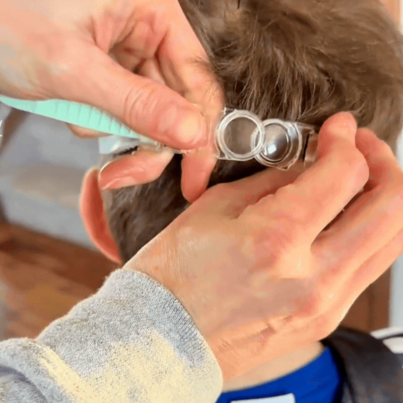 Schwimmbrille für Kinder mit Nasenabdeckung & Komfort-Silikondichtung