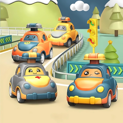 Drücken & Gehen Auto Spielzeug – Lern und Spielset Fahrzeuge
