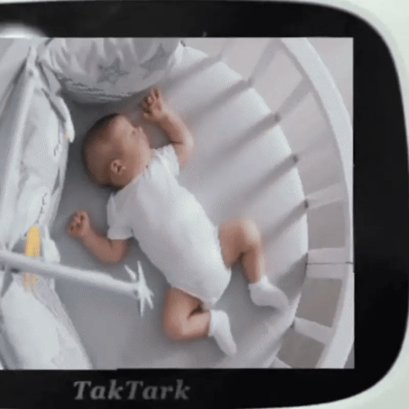 Babyphone HD 3,5'' – Sichere Nachtsicht & Echtzeit-Temperaturanzeige