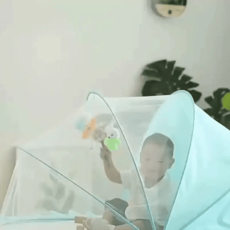 Faltbares Baby Moskitonetz – Vollschutz für Bett & Im Freien