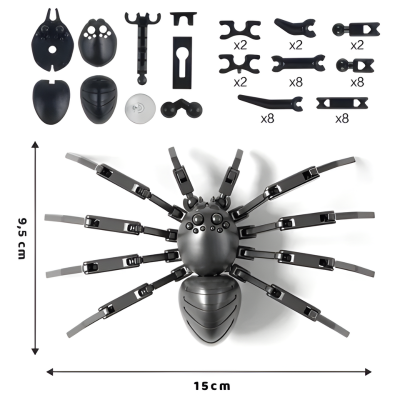 Voll bewegliche Roboter-Figur – Kreatives Spielen & Posen