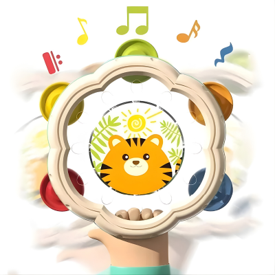 Montessori Musik Trommel für Babys – Lernen mit Spaß & Rhythmus