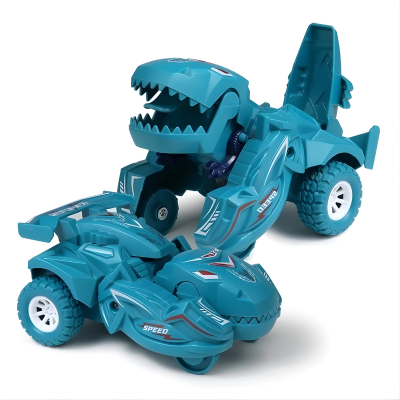 2-in-1 Dino Transformationsauto – Aktion, Geschwindigkeit & Überraschung Grün