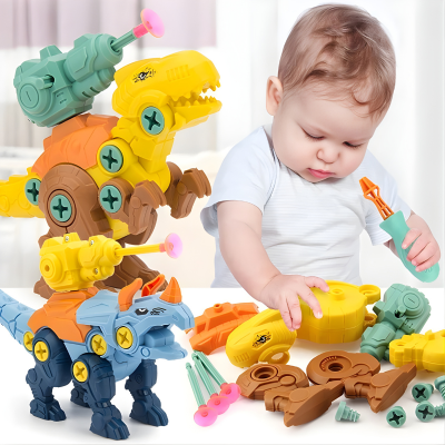 3-in-1 DIY Dino Schraubspielzeug – Lernen, Bauen & Staunen