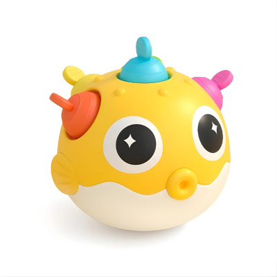 Pufferfish Bell Baby Shaker – Sensorik Spielzeug für frühe Entwicklung
