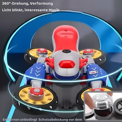 Bewegendes Motorrad-Spielzeug mit Musik & Licht für Kinder