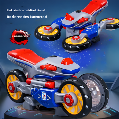 Bewegendes Motorrad-Spielzeug mit Musik & Licht für Kinder
