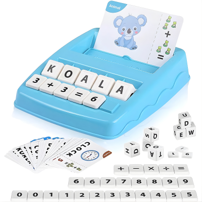 2-in-1 Vorschul Lernspiel – Buchstaben, Wörter & Zahlen lernen
